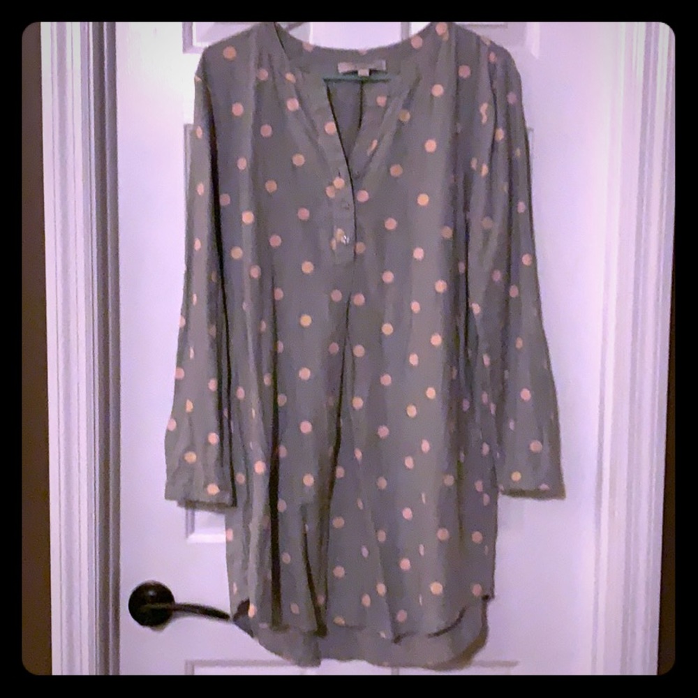 Ann Taylor polka dot dress